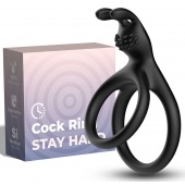 Черное эрекционное кольцо с подхватом мошонки - Boys of Toys - в Набережных Челнах купить с доставкой