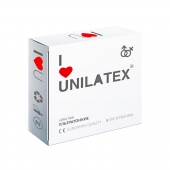 Ультратонкие презервативы Unilatex Ultra Thin - 3 шт. - Unilatex - купить с доставкой в Набережных Челнах