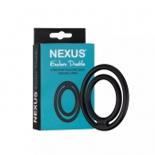 Черное двойное эрекционное кольцо Nexus Enduro Double - Nexus Range - в Набережных Челнах купить с доставкой