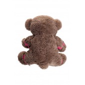 Бондажный набор: бурый мишка с розовыми оковами и наручниками - Pecado - купить с доставкой в Набережных Челнах