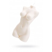 Белая интерьерная свеча в форме женского торса - 850 гр. - Pecado - купить с доставкой в Набережных Челнах