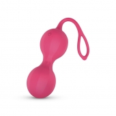 Розовые интерактивные вагинальные виброшарики Stella - Easy toys