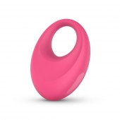 Розовое интерактивное эрекционное виброкольцо Leo - Easy toys - в Набережных Челнах купить с доставкой
