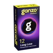 Презервативы с анестетиком для продления удовольствия Ganzo Long Love - 12 шт. - Ganzo - купить с доставкой в Набережных Челнах