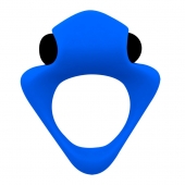 Синее эрекционное кольцо Wooomy Tribeс с вибрацией - Adrien Lastic - в Набережных Челнах купить с доставкой