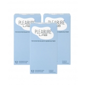 Набор из 3 упаковок ультратонких презервативов Pleasure Lab (по 12 шт.) - Pleasure Lab - купить с доставкой в Набережных Челнах
