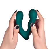 Темно-бирюзовый вибромассажер простаты Solstice X - Magic Motion - в Набережных Челнах купить с доставкой