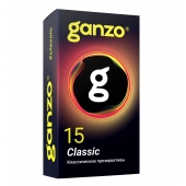 Классические презервативы с обильной смазкой Ganzo Classic - 15 шт. - Ganzo - купить с доставкой в Набережных Челнах