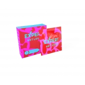 Презервативы с разогревающим эффектом Expert Hot Love - 3 шт. - Expert - купить с доставкой в Набережных Челнах