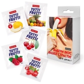 Набор из 5 саше съедобных смазок Tutti-Frutti - Биоритм - купить с доставкой в Набережных Челнах