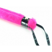 Нежная плеть с розовым мехом BDSM Light - 43 см. - БДСМ Арсенал - купить с доставкой в Набережных Челнах