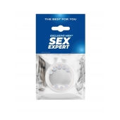 Эрекционное кольцо со стимулирующими шариками сверху и снизу - Sex Expert - в Набережных Челнах купить с доставкой