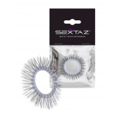 Круглое эрекционное кольцо с «ресничками» - Sextaz - в Набережных Челнах купить с доставкой