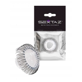 Эластичное эрекционное кольцо с длинными черными «ресничками» - Sextaz - в Набережных Челнах купить с доставкой