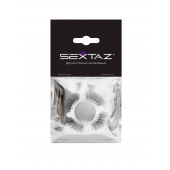 Эластичное кольцо с «ресничками» и 4 шариками - Sextaz - в Набережных Челнах купить с доставкой