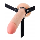 Мужской полый страпон на регулируемых ремешках - 22 см. - Sex Expert - купить с доставкой в Набережных Челнах