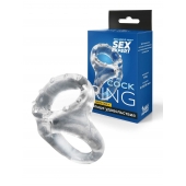 Прозрачное двойное эрекционное кольцо - Sex Expert - в Набережных Челнах купить с доставкой