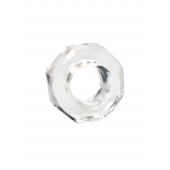 Прозрачное эрекционное кольцо в форме гайки - Sex Expert - в Набережных Челнах купить с доставкой