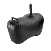 Черное надувное кресло с платформой для фиксации дилдо Body Dock Inflatable Love Seat - Pipedream - купить с доставкой в Набережных Челнах