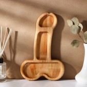 Деревянное блюдо для подачи в форме члена (25 х 16,5 х 1,7 см) - Сима-Ленд - купить с доставкой в Набережных Челнах