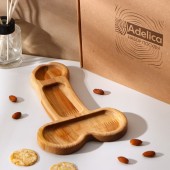 Деревянное блюдо для подачи в форме члена (25 х 16,5 х 1,7 см) - Сима-Ленд - купить с доставкой в Набережных Челнах