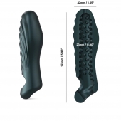 Серая силиконовая насадка на пенис с подхватом Manwan Ryzer - Manwan - в Набережных Челнах купить с доставкой