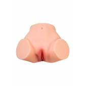 Телесный реалистичный мастурбатор-полуторс с 2 любовными входами - No Name - в Набережных Челнах купить с доставкой