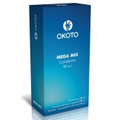 Презервативы OKOTO Mega Mix - 18 шт. - Sitabella - купить с доставкой в Набережных Челнах