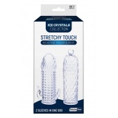 Набор из 2 прозрачных насадок на член Seductive Tickler Sleeves Set - NMC - в Набережных Челнах купить с доставкой