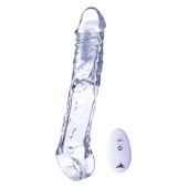 Прозрачная насадка-удлинитель Length Enhancer With Bullet с подхватом - 22,3 см. - NMC - в Набережных Челнах купить с доставкой