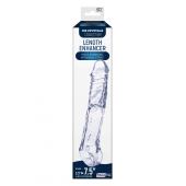 Прозрачная насадка-удлинитель Length Enhancer с подхватом - 22,3 см. - NMC - в Набережных Челнах купить с доставкой