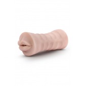 Телесный мастурбатор-ротик Nicole Vibrating Masturbator - Blush Novelties - в Набережных Челнах купить с доставкой