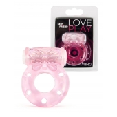 Розовое эрекционное виброкольцо с бабочкой - 1137 - в Набережных Челнах купить с доставкой