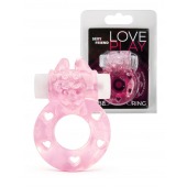 Розовое эрекционное виброкольцо в форме зайчика - 1137 - в Набережных Челнах купить с доставкой