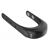 Черное эрекционное виброкольцо на ремешках - Boys of Toys - в Набережных Челнах купить с доставкой