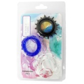 Набор из 3 эрекционных колец разного цвета и рельефа - Boys of Toys - в Набережных Челнах купить с доставкой