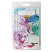 Набор из 3 эрекционных прозрачных колец - Boys of Toys - в Набережных Челнах купить с доставкой