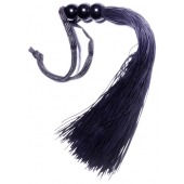 Черная силиконовая плетка - 25,4 см. - Boys of Toys - купить с доставкой в Набережных Челнах