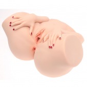 Телесный мастурбатор-полуторс Barbie - Naked Factory - в Набережных Челнах купить с доставкой