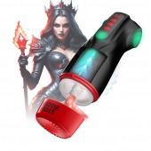 Интерактивный мастурбатор Raven с вакуумом, вибрацией и подсветкой - Shots Media BV - в Набережных Челнах купить с доставкой