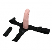 Реалистичный страпон-фаллоимитатор на трусиках Ultra Passionate Harness - 15 см. - Baile - купить с доставкой в Набережных Челнах