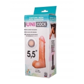 Фаллическая насадка Харнесс UNICOCK 5,5  - 17 см. - LOVETOY (А-Полимер) - купить с доставкой в Набережных Челнах