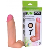 Фаллическая насадка Харнесс UNICOCK 7  - 19 см. - LOVETOY (А-Полимер) - купить с доставкой в Набережных Челнах