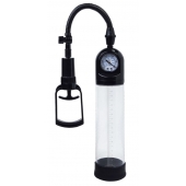 Чёрная вакуумная помпа A-toys с манометром и прозрачной колбой - A-toys - в Набережных Челнах купить с доставкой