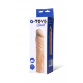 Насадка с ярко выраженной головкой и рельефным стволом - 19 см. - A-toys - в Набережных Челнах купить с доставкой