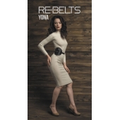 Пояс с клёпками Yona Black - Rebelts - купить с доставкой в Набережных Челнах