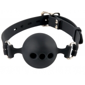 Силиконовый кляп-шар с отверстиями для дыхания Silicone Breathable Ball Gag Small - Pipedream - купить с доставкой в Набережных Челнах