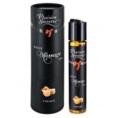 Массажное масло с ароматом карамели Huile de Massage Gourmande Caramel - 59 мл. - Plaisir Secret - купить с доставкой в Набережных Челнах
