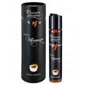 Массажное масло с ароматом крем брюле Huile de Massage Gourmande Creme Brulée - 59 мл. - Plaisir Secret - купить с доставкой в Набережных Челнах