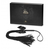 Чёрная плётка Lilly Whip Bijoux - Bijoux Indiscrets - купить с доставкой в Набережных Челнах
